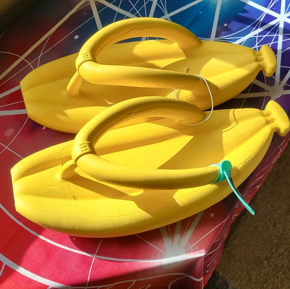 LAST ONE! Brand new squishy π banana sandals - Picture 4 of 15